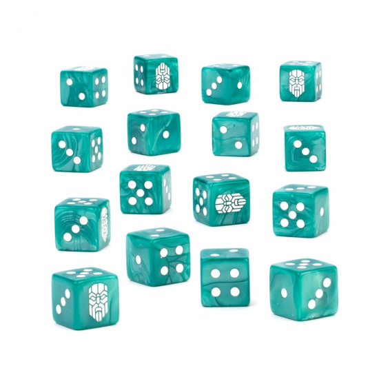 Warhammer 40k: Kości Leagues of Votann – Dice Set (16 sztuk)